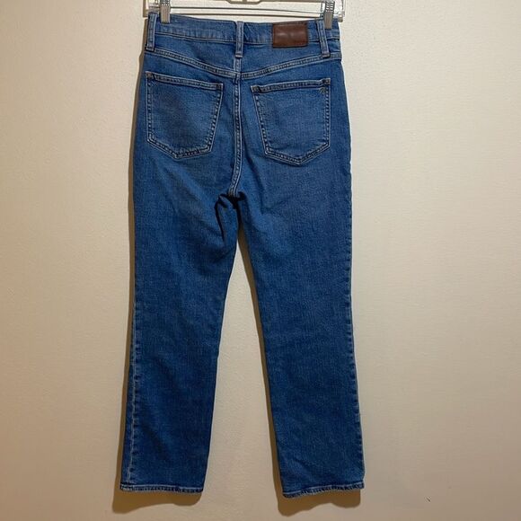 Madewell Slim Demi-Boot Hemp Denim Jeans in Enright Wash Size 25 NA931 - Picture 10 of 16